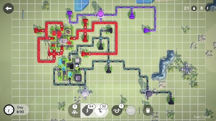 连接城市设施游戏(Tiny Connections) 连接城市设施游戏(Tiny Connections)
