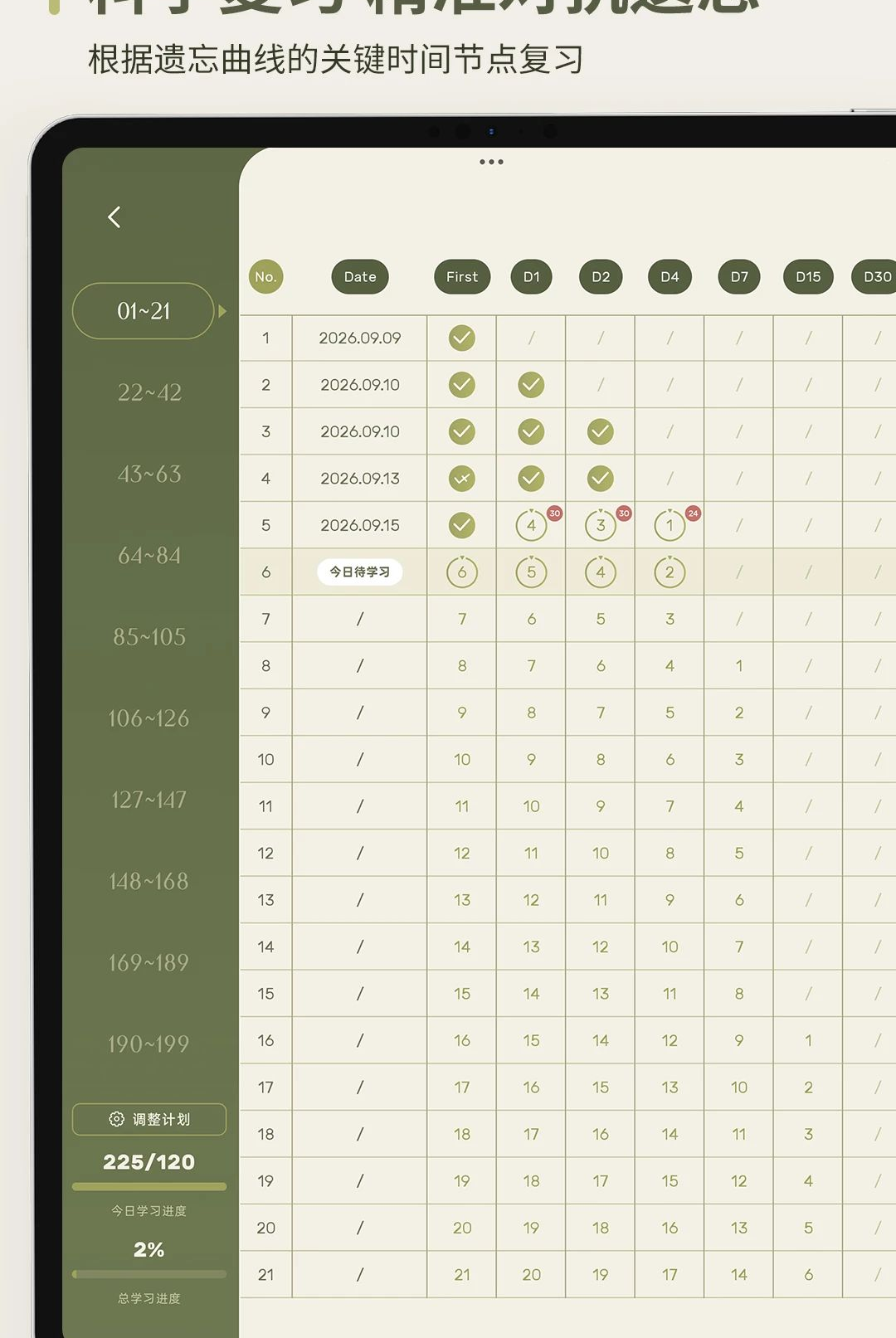 EbinGo1.0.9 智能记忆计划版