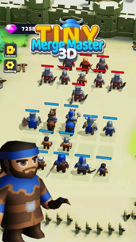 合成小兵兵3d游戏(Tiny Merge Master 3D)