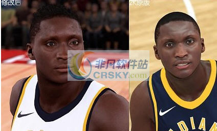NBA2K18步行者队奥拉迪波身形面补MOD