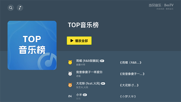 BesTV当贝音乐 BesTV当贝音乐