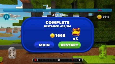Blocky Rider: Roads Racing
